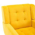 Poltrona Accent in velluto con schienale ergonomico, seduta singola, colori multipli