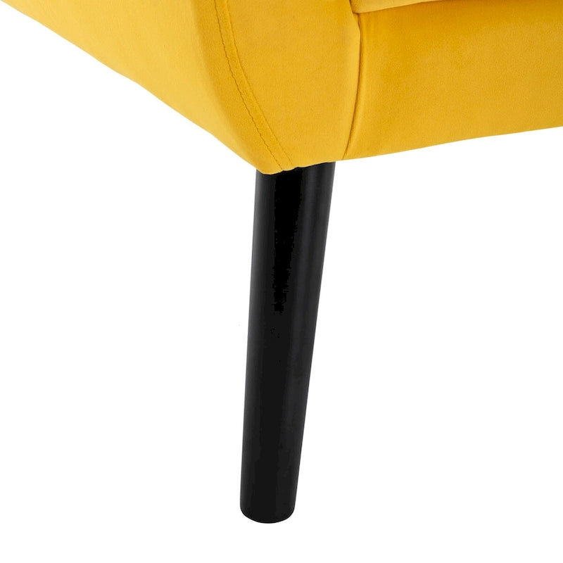 Poltrona Accent in velluto con schienale ergonomico, seduta singola, colori multipli