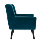 Poltrona Accent in velluto con schienale ergonomico, seduta singola, colori multipli