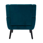 Poltrona Accent in velluto con schienale ergonomico, seduta singola, colori multipli
