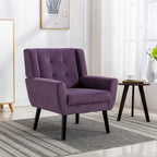 Poltrona Accent in velluto con schienale ergonomico, seduta singola, colori multipli