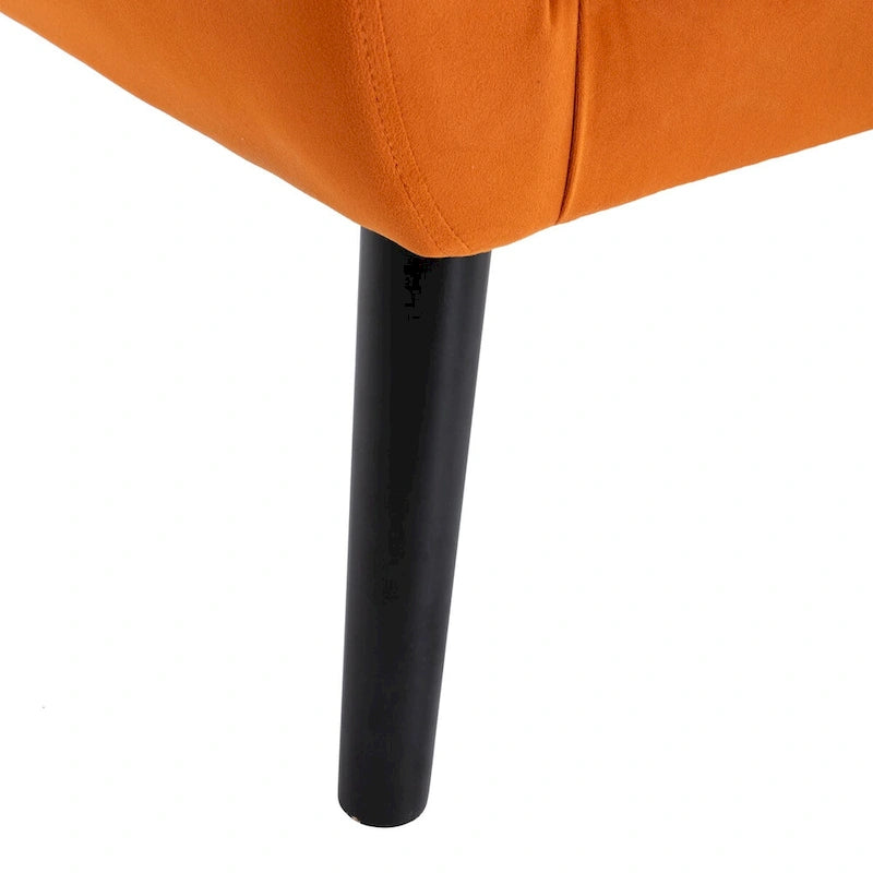 Poltrona Accent in velluto con schienale ergonomico, seduta singola, colori multipli