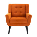 Poltrona Accent in velluto con schienale ergonomico, seduta singola, colori multipli