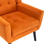 Poltrona Accent in velluto con schienale ergonomico, seduta singola, colori multipli