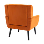 Poltrona Accent in velluto con schienale ergonomico, seduta singola, colori multipli