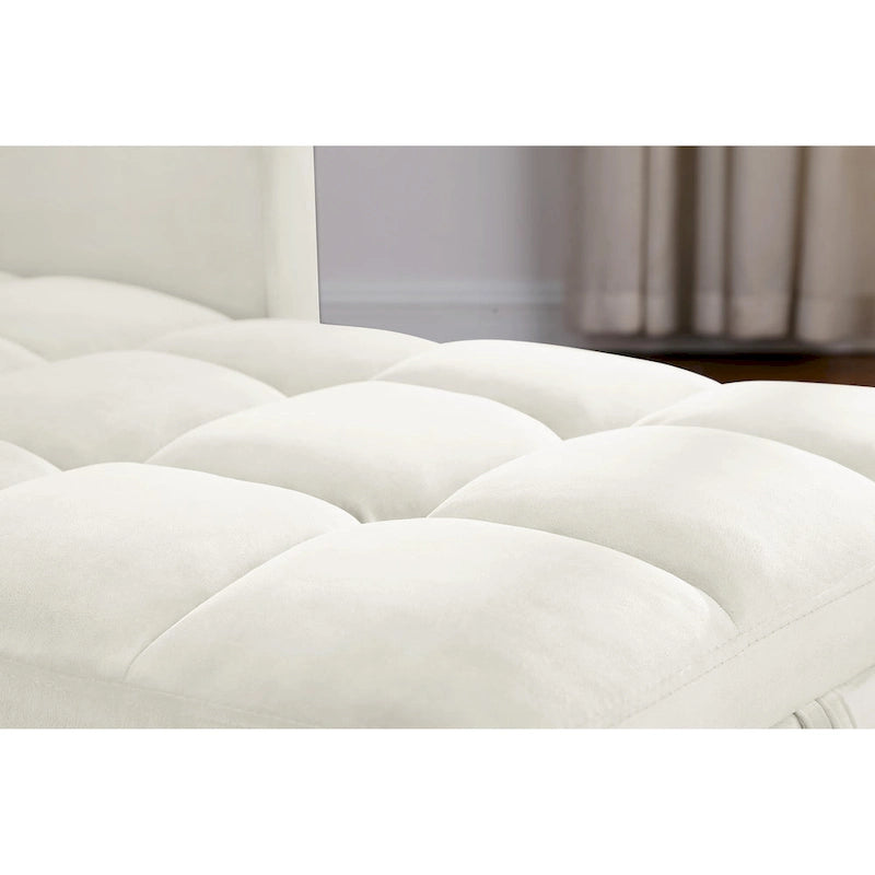 Divano Letto Convertibile, Poltrona Letto Reclinabile Regolabile 3-in-1, Singolo