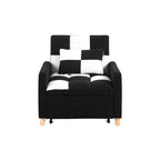 Divano Letto Convertibile, Poltrona Letto Reclinabile Regolabile 3-in-1, Singolo
