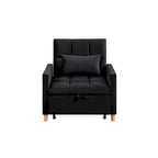 Divano Letto Convertibile, Poltrona Letto Reclinabile Regolabile 3-in-1, Singolo