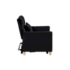 Divano Letto Convertibile, Poltrona Letto Reclinabile Regolabile 3-in-1, Singolo