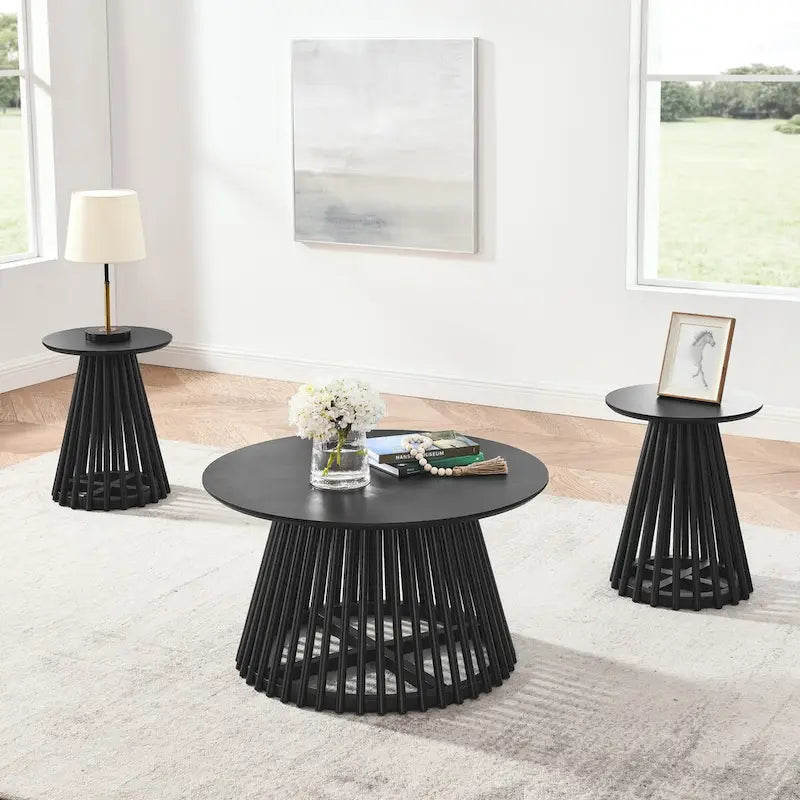 Tavolino da caffè moderno e minimalista marrone/noce scuro/nero, quadrato, a un ripiano, per la casa