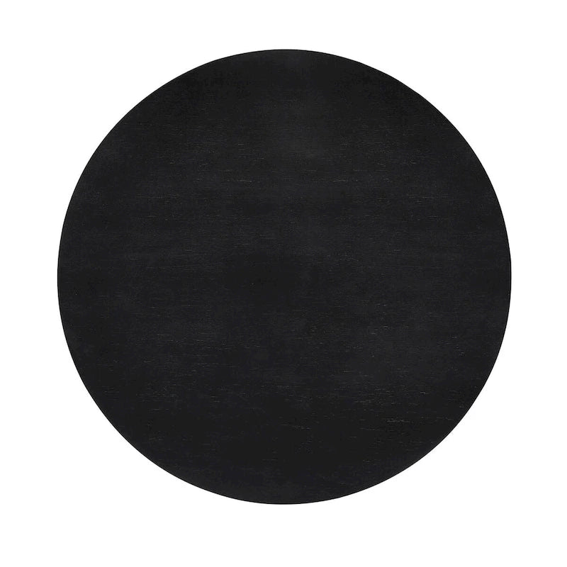 Tavolino da caffè moderno e minimalista marrone/noce scuro/nero, quadrato, a un ripiano, per la casa