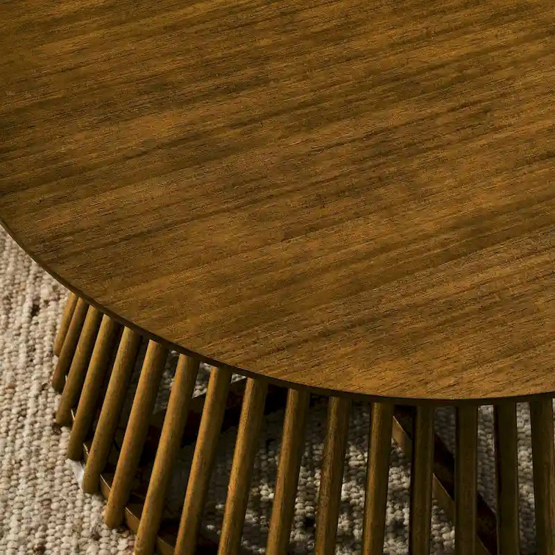 Tavolino da caffè moderno e minimalista marrone/noce scuro/nero, quadrato, a un ripiano, per la casa