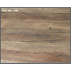 Credenza in rovere rustico a 4 ante con schedario, 1 persona