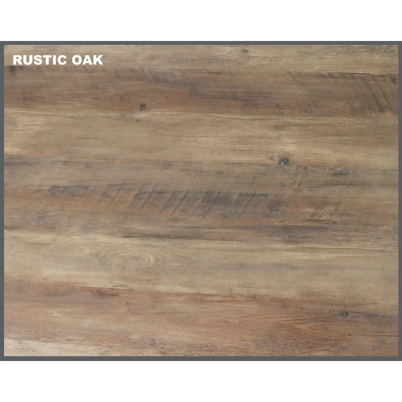 Credenza in rovere rustico a 4 ante con schedario, 1 persona