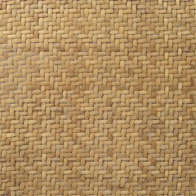 Panca X-Back in Rattan Antico Marrone, 2 Posti