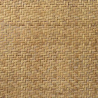Panca X-Back in Rattan Antico Marrone, 2 Posti