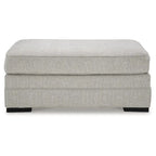 Pouf in poliestere grigio ombra, 112 cm L x 61 cm P x 51 cm A, Posto singolo