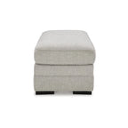 Pouf in poliestere grigio ombra, 112 cm L x 61 cm P x 51 cm A, Posto singolo