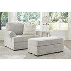Pouf in poliestere grigio ombra, 112 cm L x 61 cm P x 51 cm A, Posto singolo